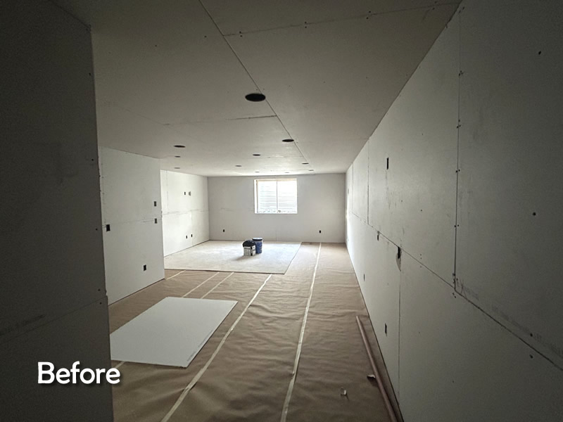 Drywall and Painting Project by Ott's Quality Painting.